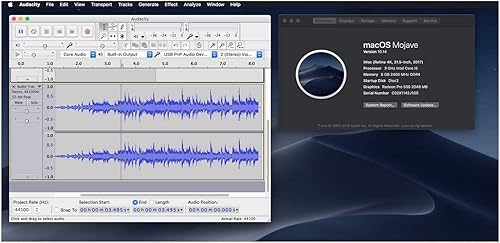 Miniatura 3 de Tape-2-Mac USB Audio Tape Capture para Mac OS Ventura y Monterey en Mac Intel y M1 Macs. Viene con nuestro propio tutorial de video e instrucciones.