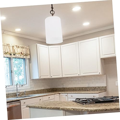 Miniatura 3 de Pantalla de cristal esmerilado Cilindro de luz colgante Cubierta de lámpara moderna