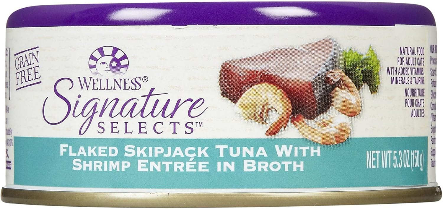 Wellness Signature Selects Flaked Tuna & Shrimp - 24x5.3oz