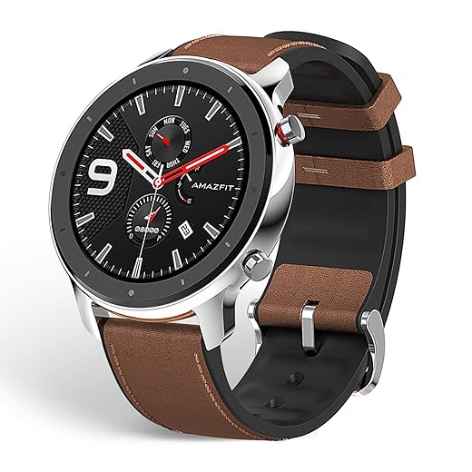 Amazfit Xiaomi Huami GTR, Smartwatch Men's, Acciaio Inossidabile, 47mm