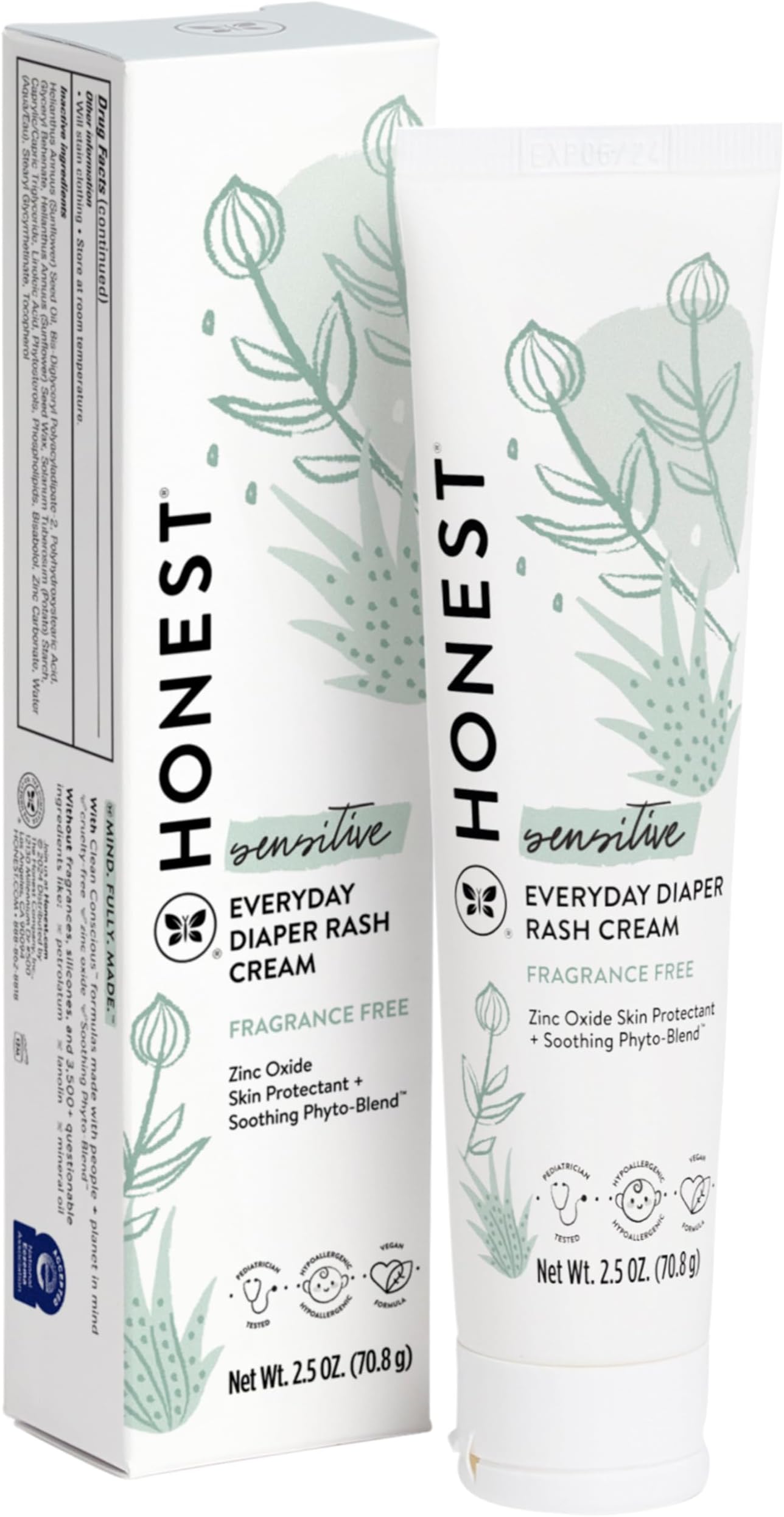Amazon.com: A+D Zinc Oxide Diaper Rash Cream - Soothes & Treats Diaper ...