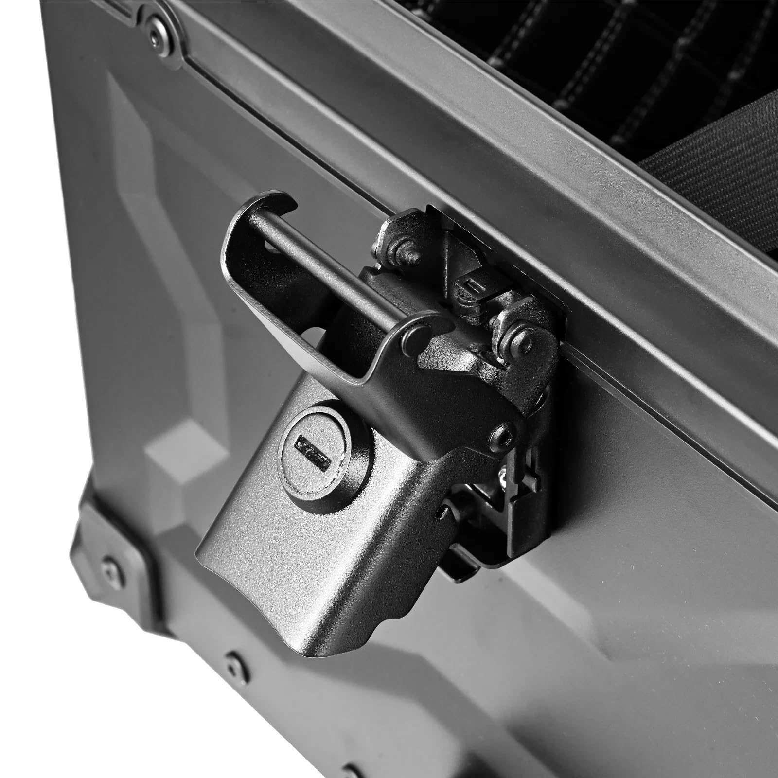 motocyklowy walizka 45L Motocykl Tylny Kufer Aluminiowy Skrzynia Narzędziowa Uniwersalny Z Płytą Montażową I Mocowaniami
