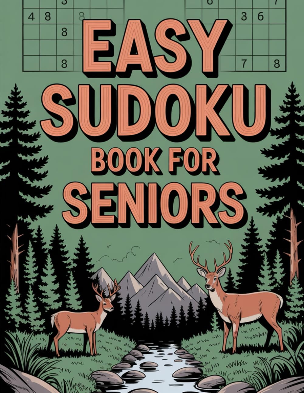 Sudoku for Seniors 55+ Easy Only Large Print Easy Sudoku Puzzle Book with Solutions: Large Print Easy Sudoku Puzzle Book with Solutions -135 Stress- Free Puzzles for Relaxation and Brain Health