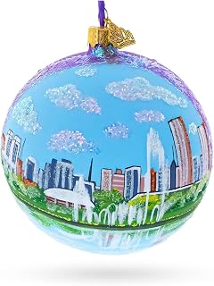 Parque Ibirapuera, Sao Paulo, Brazil Glass Ball Ornament 4 Inches Winter Holiday Classic Christmas Decorations Colorful Festive Tree Baubles Modern Decorations