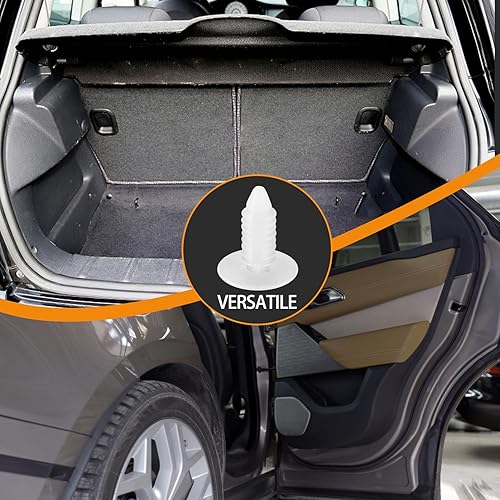 Miniatura 4 de 210 piezas de clips de sujeción para parachoques de coche, clips de sujeción de 1" para parachoques de coche para barrera de vapor, clips de