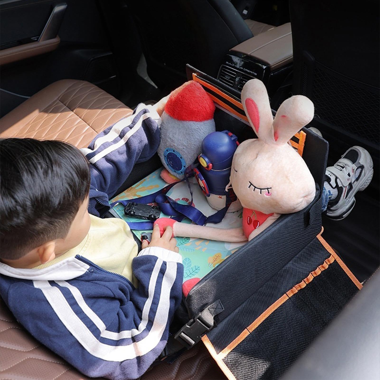 Vassoio Seggiolino Auto Per Bambini Viaggio Tavolino per Seggiolino Auto, | Vassoio Seggiolino Scrivania Laptop Supporto Aereo