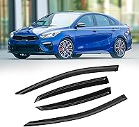 Vista 114 de Visera de ventana para Chevy Silverado 1500/GMC Sierra 1500/Avalanche/Suburban Crew Cab 2007-2013, protectores de lluvia, deflector de ventilación