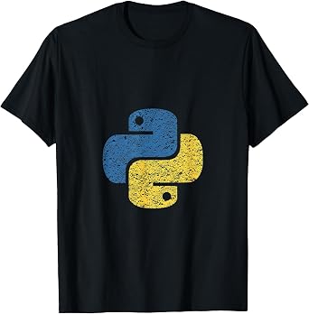 Distressed Python Logo for Engineers T-Shirt