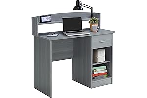 Techni Mobili Writing Desk with Hutch
