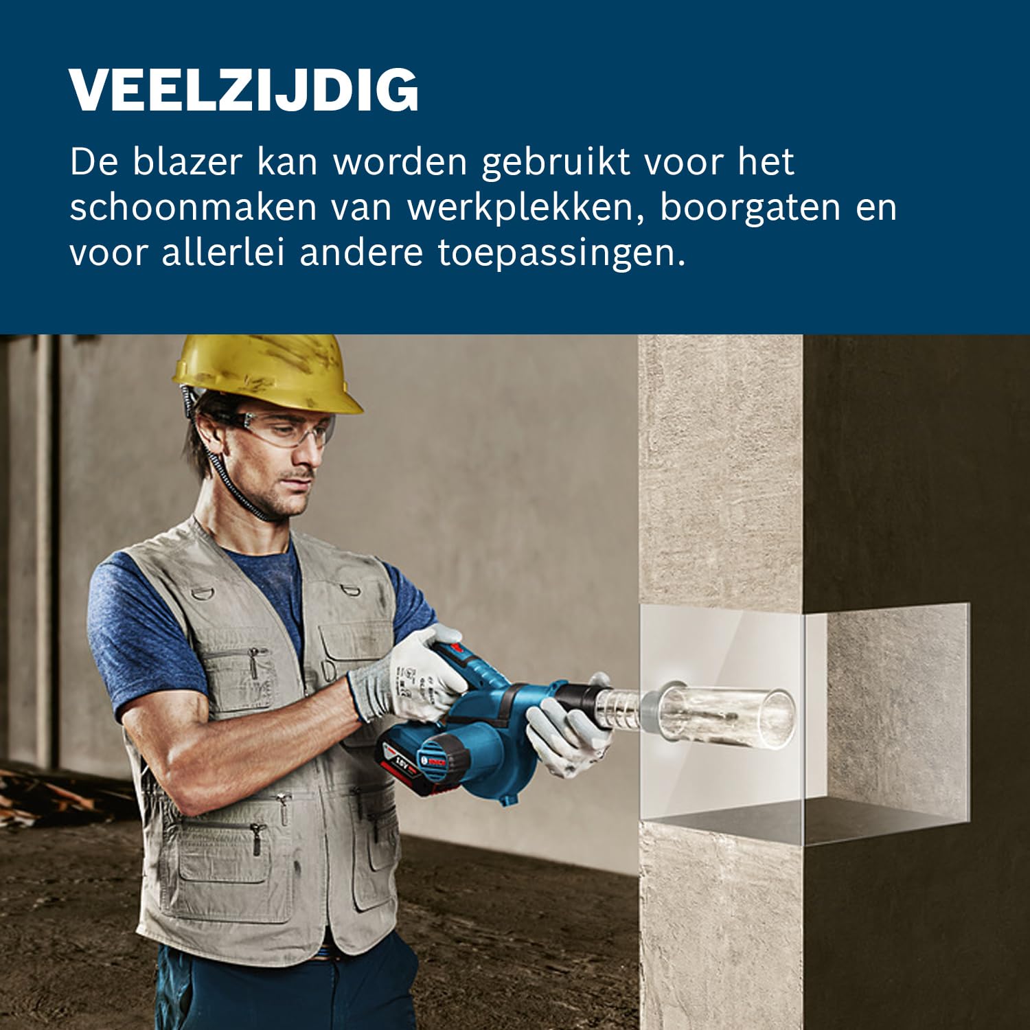 Bosch Professional GBL 18V-750 Accu Bladblazer 18V Basic Body