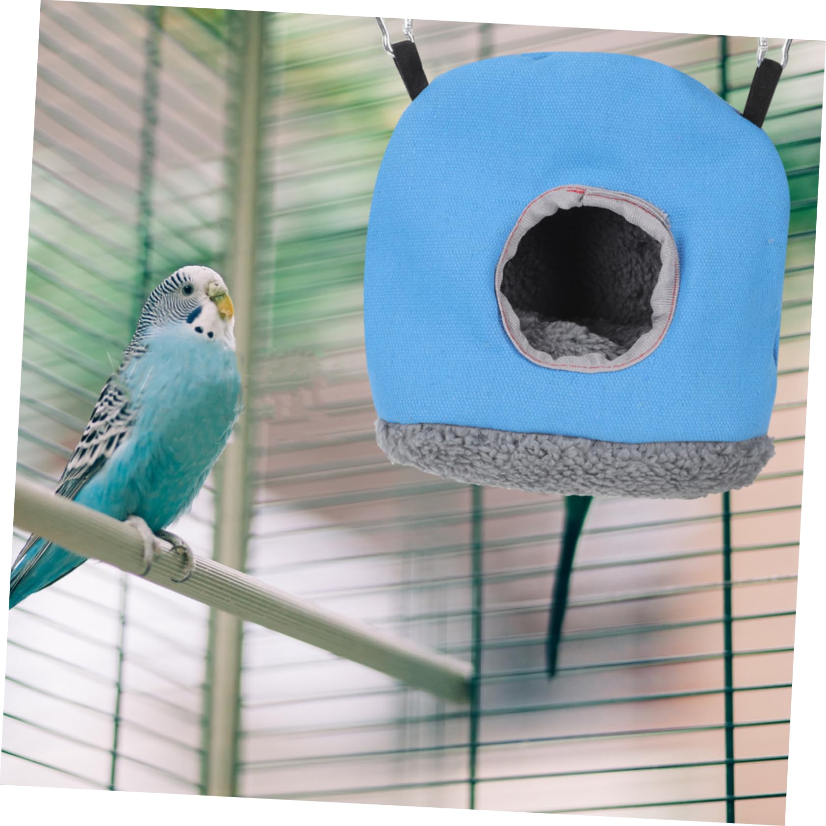 Toddmomy 5pièces Maison Suspendue pour Perruches Nid Décoratif Et Résistant à Usure Accessoire pour Oiseaux Environnement Douillet Et Chaud pour Échapper Aux Prédateurs