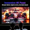 Quad-Core Android TV Box 2026, 4GB+64GB, 8K UHD Display, 2.4G/5G Dual Band Wi-Fi & Bluetooth, HDMI/USB Ports, Mini Wireless Keyboard Included for Streaming & Gaming