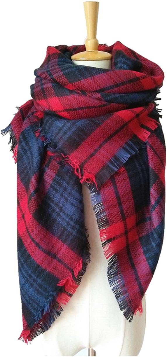 YCHY Stylish Warm Blanket Scarf Best Gift Gorgeous Wrap Cashmere Feel Large Shawl