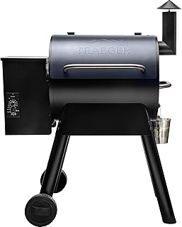 Traeger Grills Pro Series 22 Electric Wood Pellet Grill and Smoker, Blue