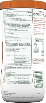 Citrucel - Fiber Therapy for Regularity, Methylcellulose, Orange Flavor - 30 oz, Pack of 4