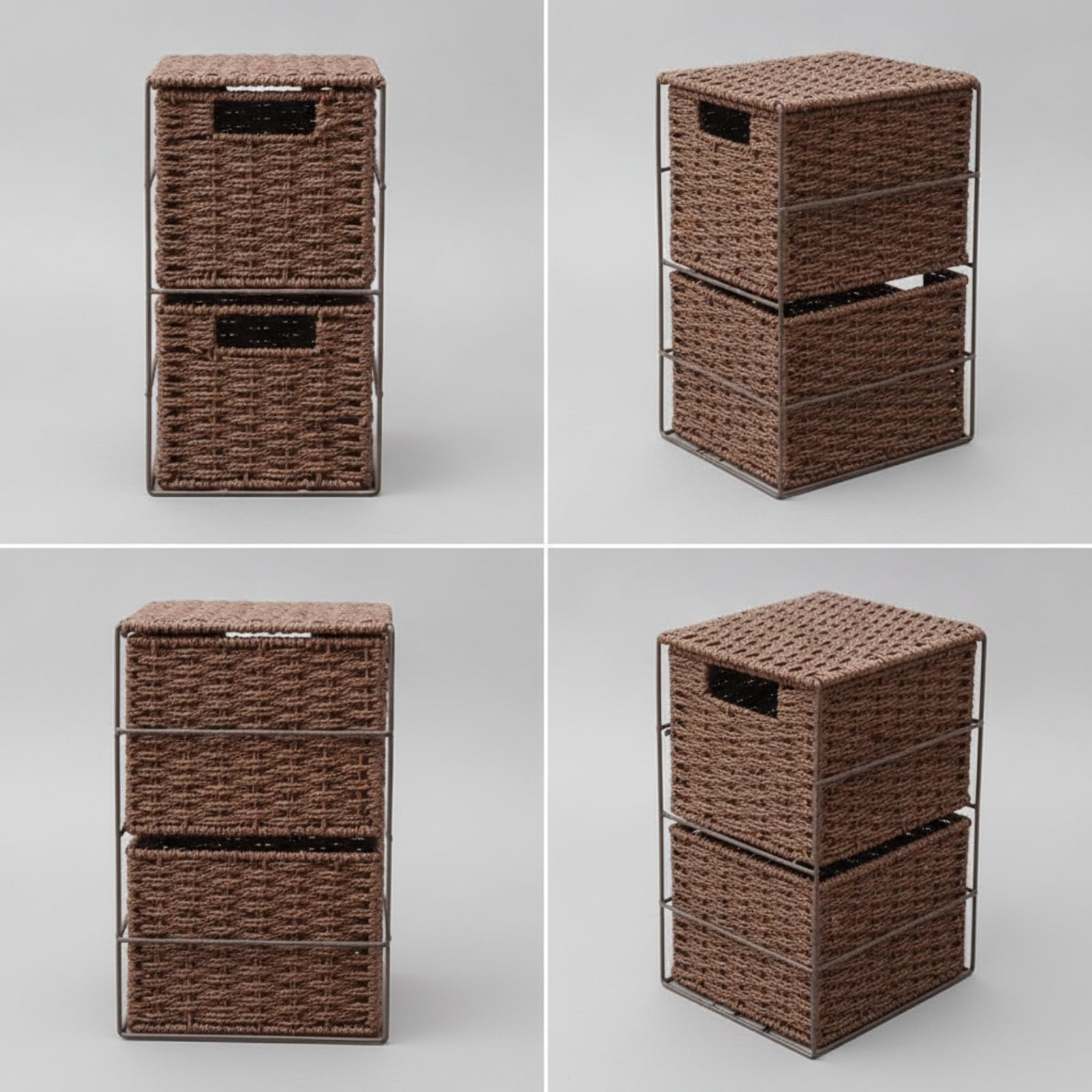 KESOTO Organizador Escritorio con Cajones Multiusos Organizador con Cajones Elegante Caja Organizadora Compartimentos para Oficina, Verde