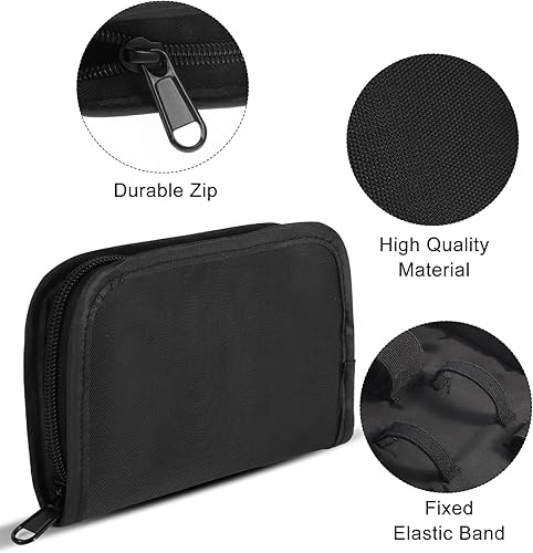 Miniatura 3 de Estuche de suministro de diabetes, Organizador diabético para tiras de prueba con bolsillo de malla, Bolsa portátil de kit de prueba de diabetes,