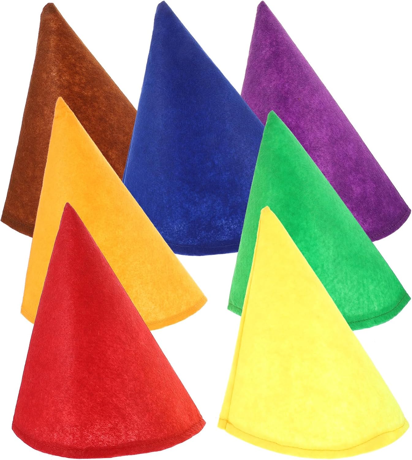 4-teiliges Zwergenmützen-Set – Inkl. 2 Falsche Bärte, Für Karneval, Halloween & Mottopartys
