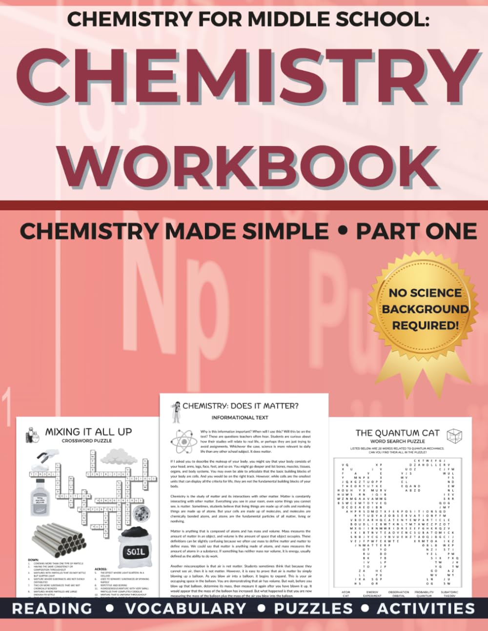 Chemistry Made Simple Workbook: Chemistry for Middle Schoolers: Chemistry for Beginners Workbook (Middle School Science Workbooks)