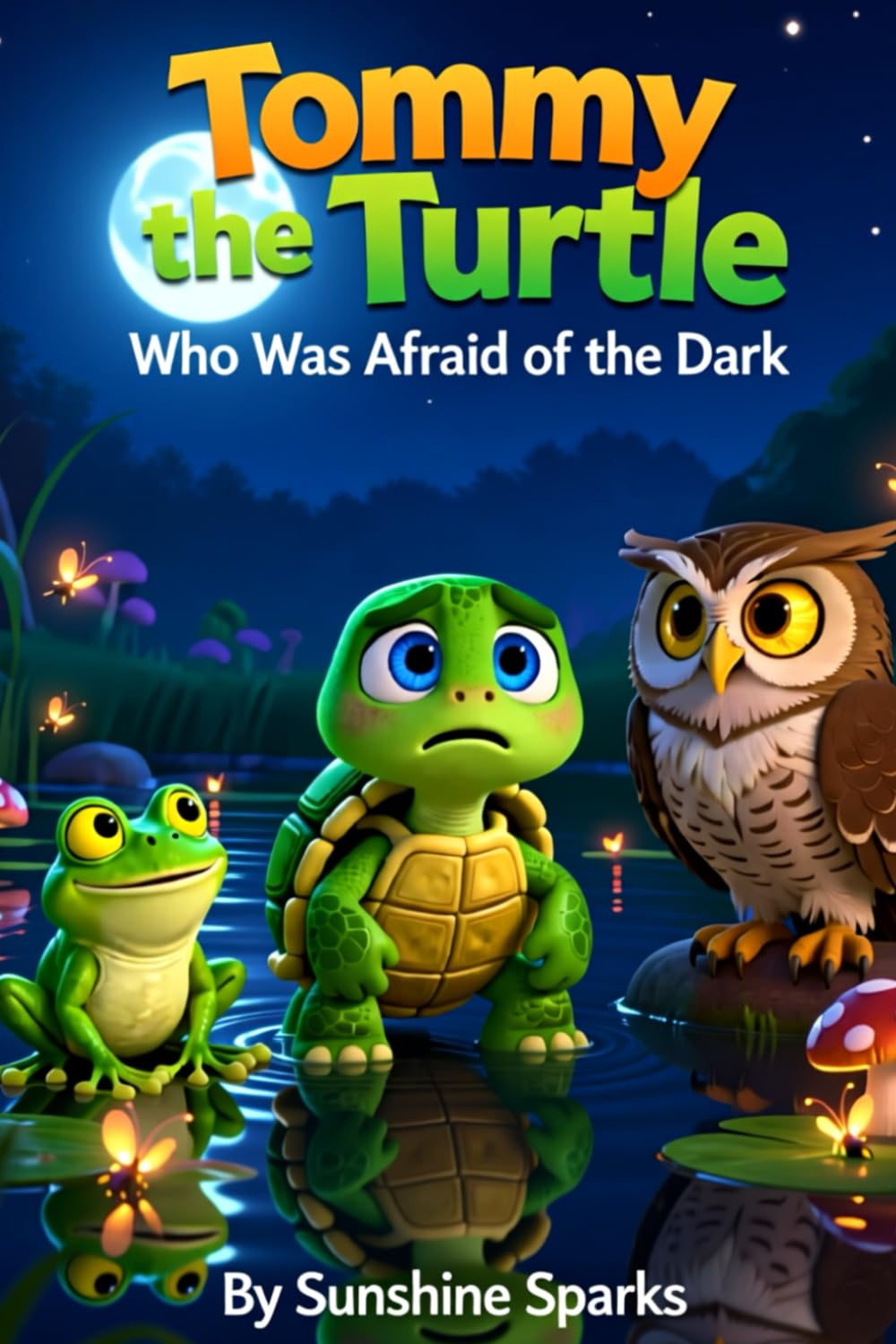 Tommy the Turtle Who Was Afraid of the Dark: Inspiring story for Kids, Overcoming Fear, promote Courage and Friendship