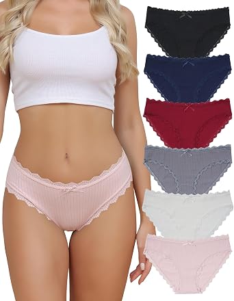 Aijolen Womens Cotton Bikini Underwear Soft Breathable Everyday Panties