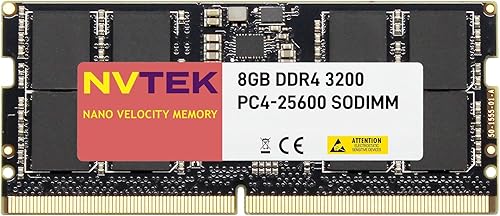 Miniatura 6 de 32GB (2X16GB) DDR4 3200MHZ PC4-25600 NON-ECC SODIMM KIT NVTEK Laptop AIO PC Memoria de computadora