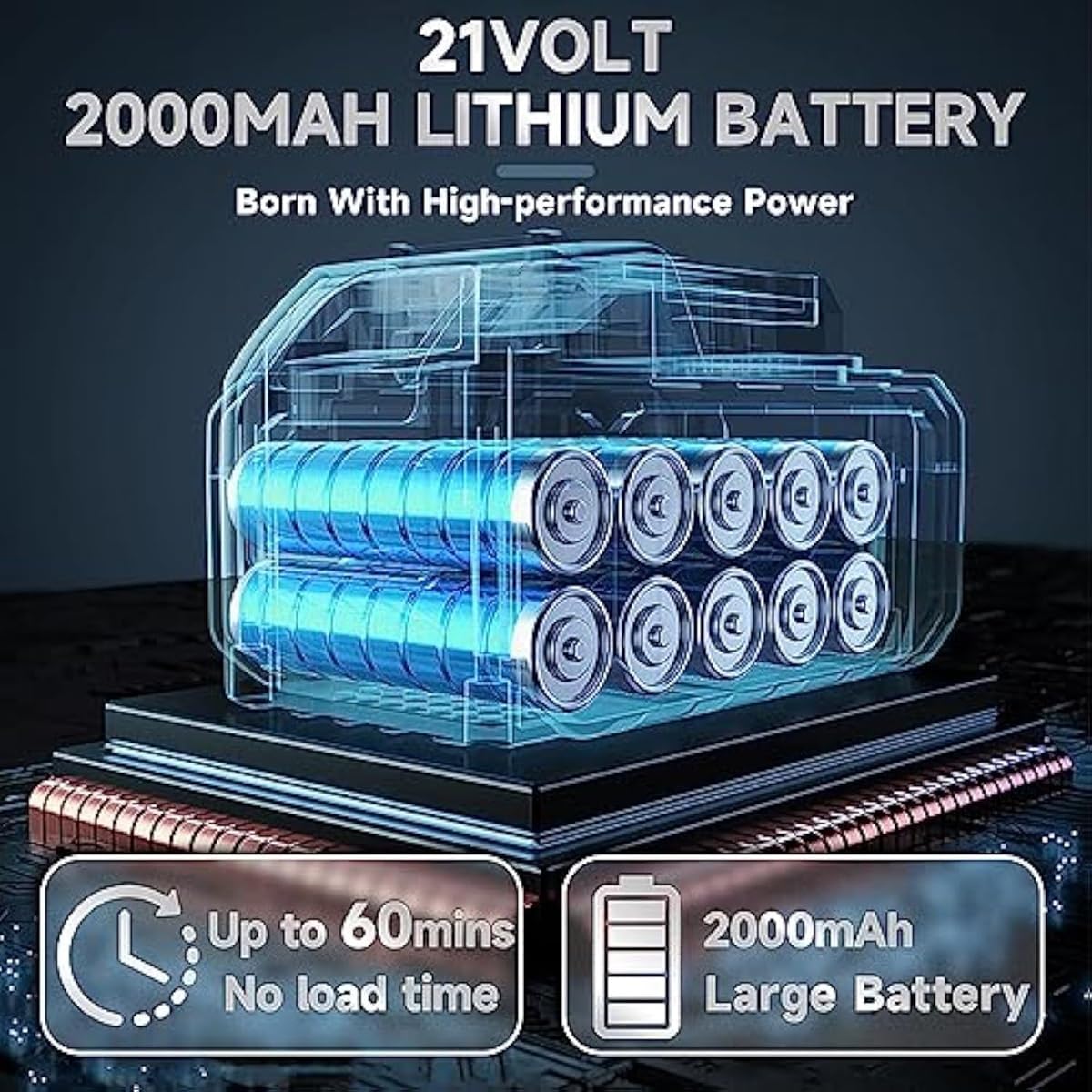 Multi-function Lithium Battery Weeder22V Cordless Electric 3 Blades 3-in-1 Battery Powered Lawn Portable Garden Weeding Machine