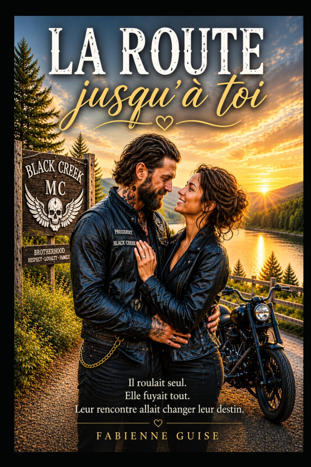 La route jusqu'à toi : une dark romance biker intense et addictive: Il roulait seul. Elle fuyait tout. Leur rencontre allait changer leur destin.