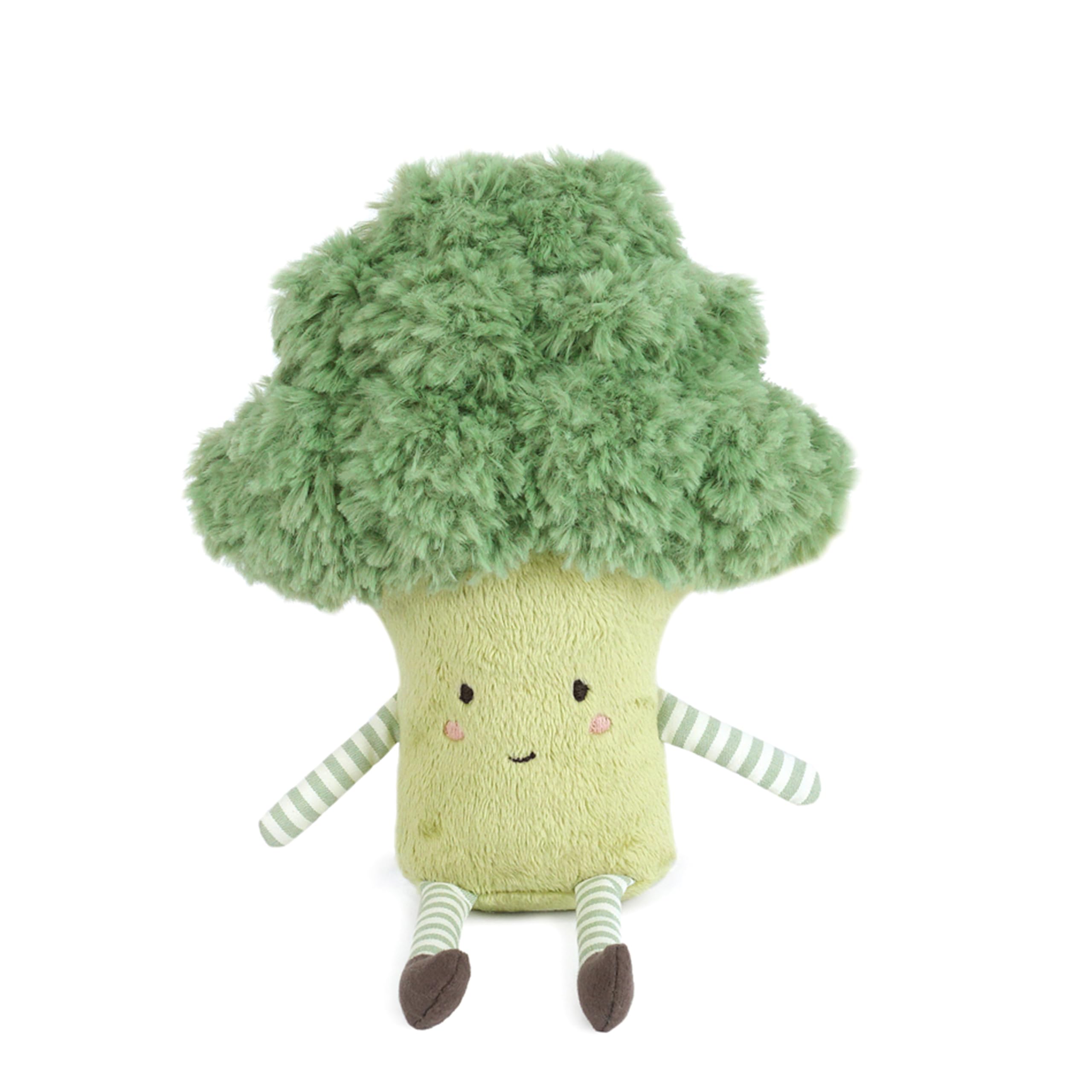 MON AMI Bro The Broccoli 9-Inch Veggie Plush Toy for Boys & Girls | Soft Broccoli Stuffed Toy | Play Kitchen Companion | Classroom & Playroom Décor for All Ages