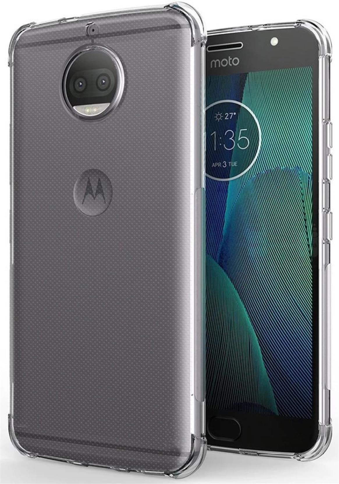 Glasgow for Motorola Moto G5s Back Case Cover Bumper Soft Silicon TPU Slim Back Cover for Motorola Moto G5s - Transparent (B0BB6JTLK9) Amazon Price History, Amazon Price Tracker