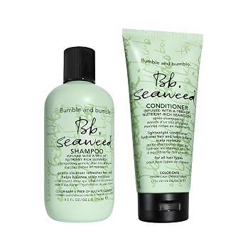Bumble and bumble. Seaweed Nourishing Shampoo + Conditioner Set | For Fine-to-Medium Hair or Daily Washer | Sulfate-Free + Color Safe| Anti Frizz, Color Safe + Detangler