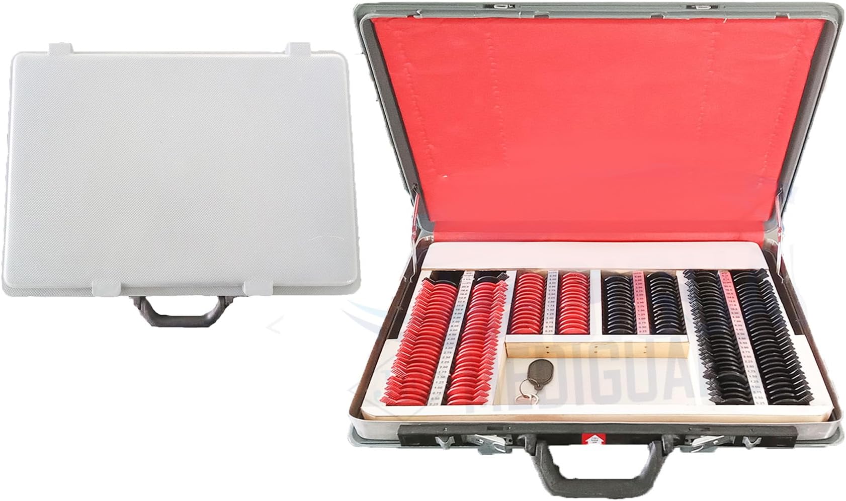 HOSPIGUARD Trial Lens Set Illuminated with 232 Lens and Frame regular in Case