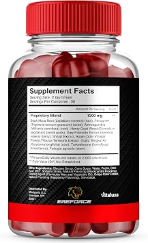Ereforce Gummies, Ere Force Gummys Supplement with Advanced Maximum Strength Support, Performance Blend Formula for Overall Health, Energy & Wellness, Erforce Reviews Multivitamins Gummi (60 Gummies)