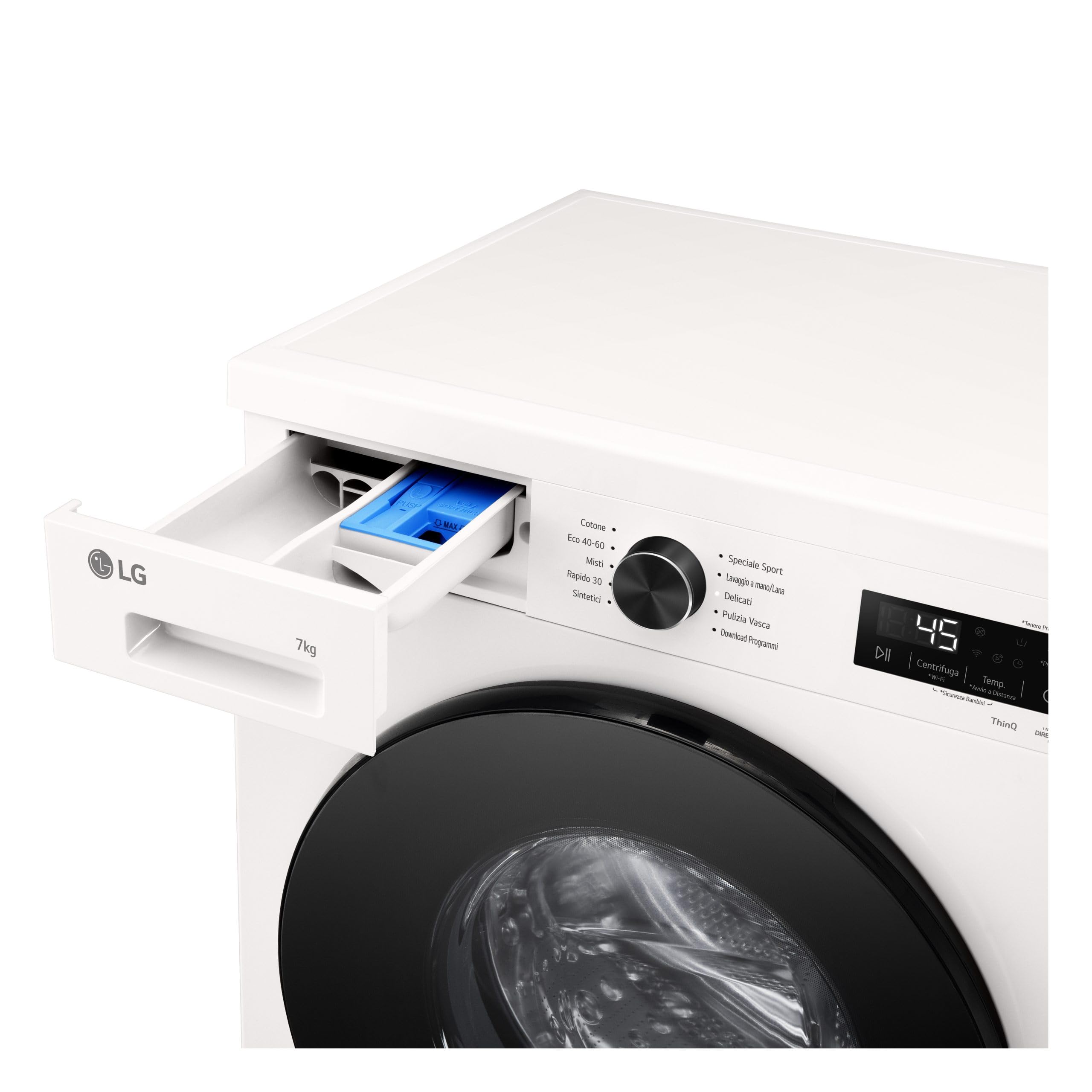 LG F2NX10S7NWB Lavadora Slim 7 kg Clase A