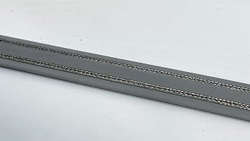 Bird Barrier Bird-Shock Flex-Track 50ft Low Profile Electrified Track Bird Deterrent Flexible PVC Strips with Stainless Steel Braid Bird Repellent for Roofs, Parapets, Ledges - Gray