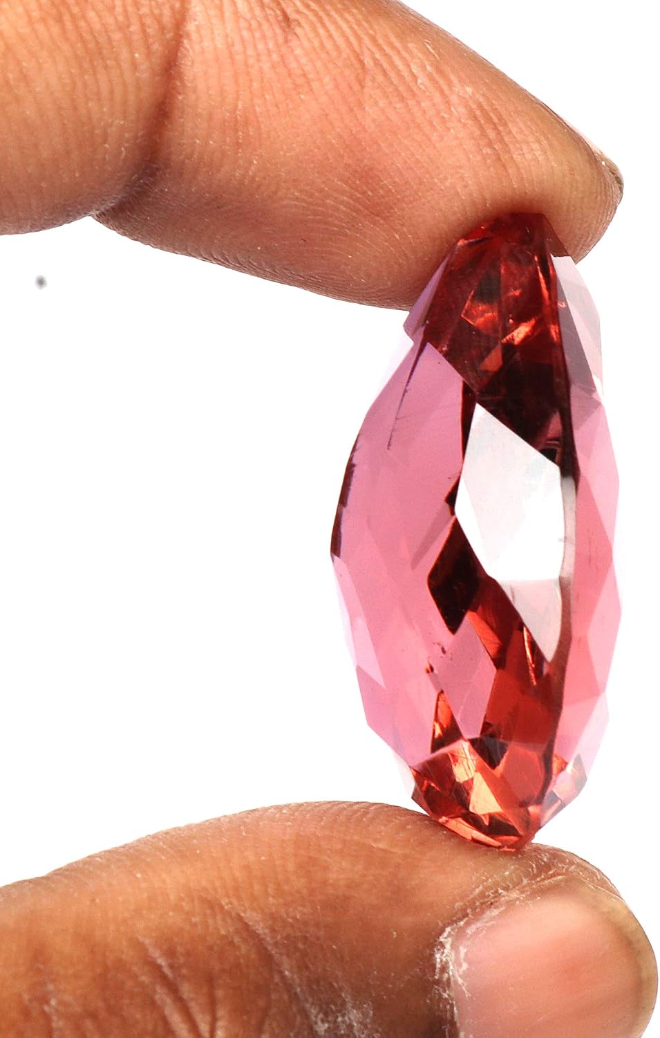 GEMHUB AAA+ Alexandrite Crystals Gemstones For Jewelry Making 90-100 Carats Brown Pear Shaped Crystals And Healing Stones