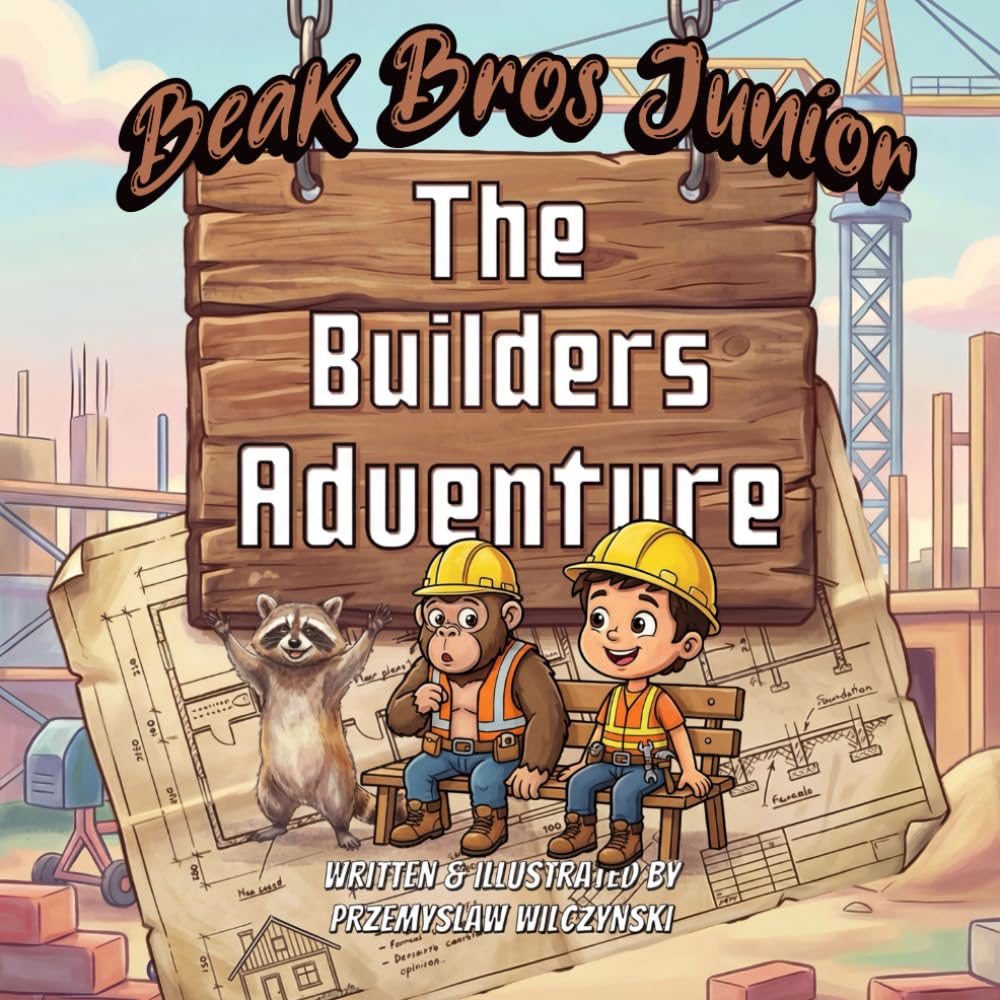 Beak Bros Junior: The Builders Adventure: A Fun Construction Adventure Story for Kids Ages 3–8 | Teamwork, Friendship & Creativity (Beak Bros Junior Adventures)