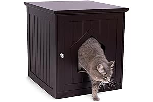 BirdRock Home Decorative Cat House: Stylish Litter Box Furniture for Cats