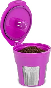 Perfect Pod Cafe Fill Deluxe Reusable K-Cup Coffee Maker Filter Pod | Refillable 1-Stream Capsule, Fits Keurig 1.0, 2.0, K-Mini, K-Duo, K-Select, K-Compact, K-Elite & Select Brewers