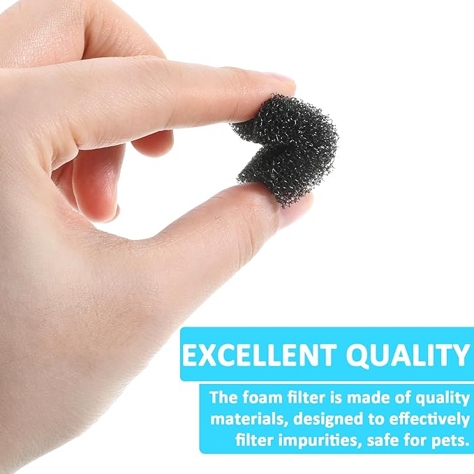 20 Piezas Esponjas de Repuesto para Fuente de Agua de Gato miniatura 4