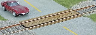 Walthers SceneMaster 4158 Wood Grade Crossing - Laser-Cut Wood Kit - Single