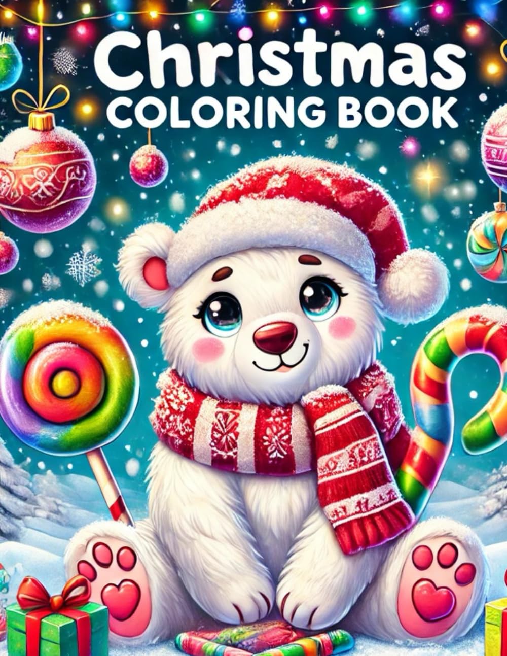 Christmas Coloring Book: Winter Coloring Page, Christmas Coloring Page For Kids Santa Claus