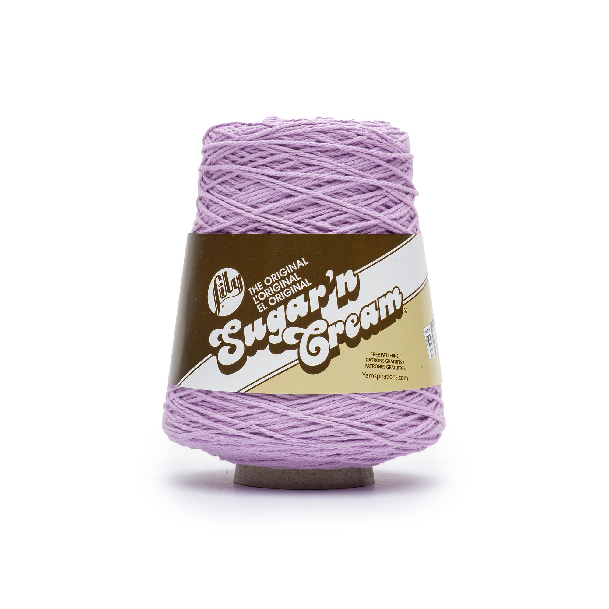 Lily Sugar N Cream Cones Orchid Yarn - 1 Pack of 400g/14oz - 100% Cotton - #4 Worsted (Medium) - 674 Yards - Knitting/Crochet