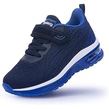 Kids Tennis Running Shoes Boys Girls Athletic Lightweight Sports Walking Sneakers