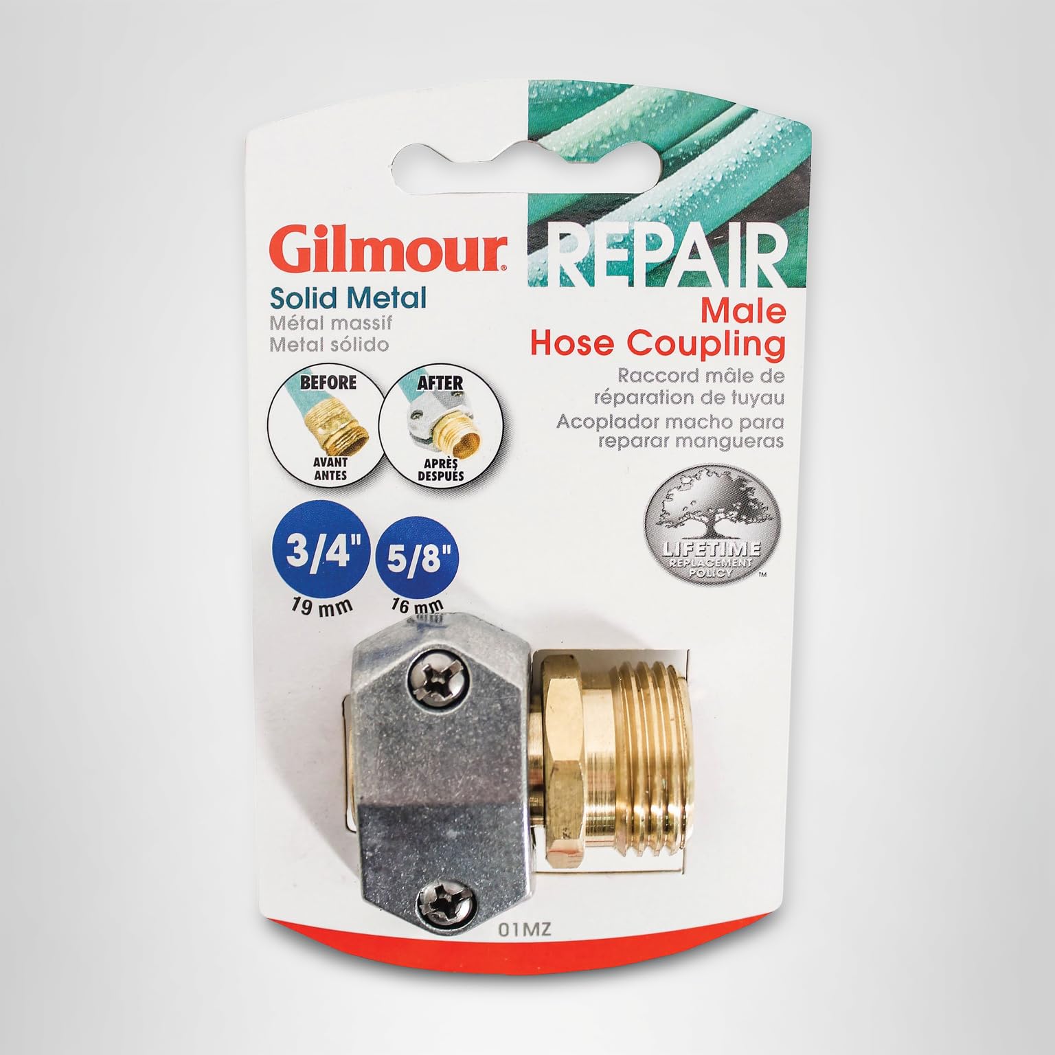Amazon.com : Gilmour 801134-1003 Heavy Duty Zinc and Brass Male