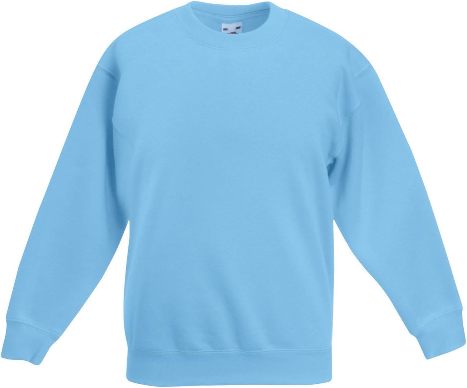Fruit of the Loom Kids Unisex Premium 70/30 Sweatshirt (Pack of 2) (3-4 Years) (Black)