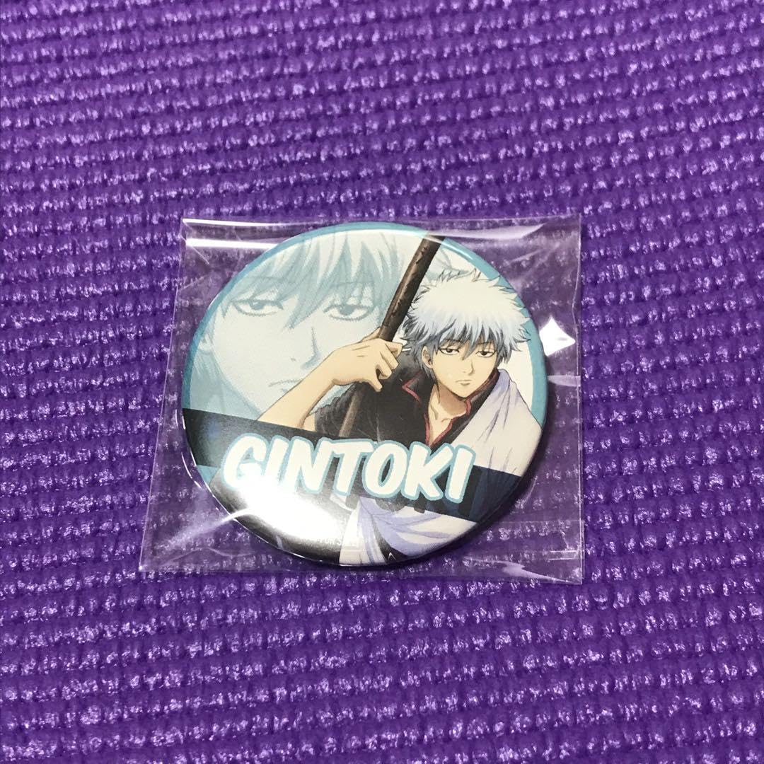 銀魂華祭り坂田銀時缶バッジ