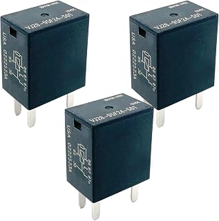 3-Pack VJ28-95F24-S01 Relay - 12VDC 20A 5-Pin SPDT Automotive Relay - Compatible with Automotive, Marine & Industrial Systems (Fixes Fan, Lighting & Motor Circuits)