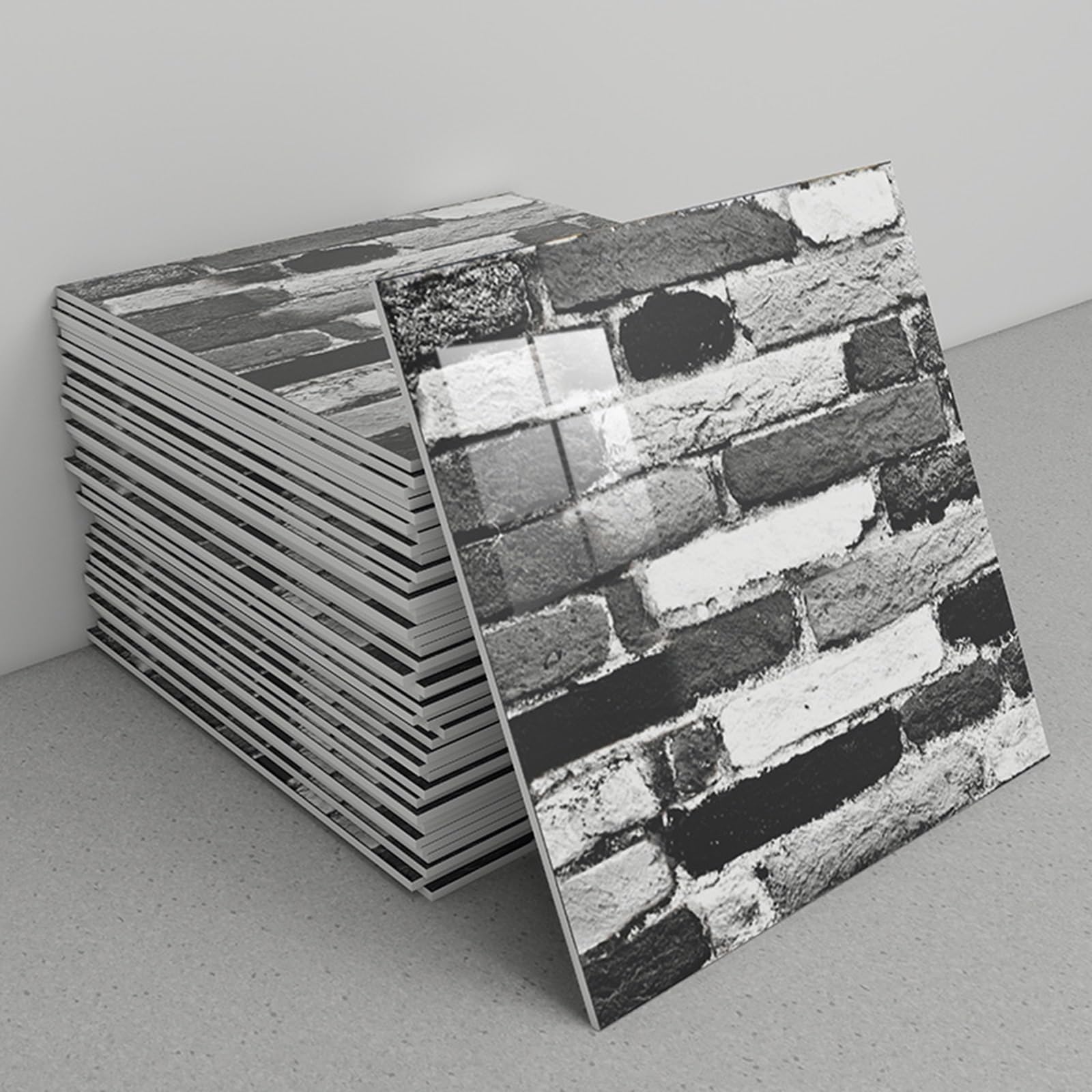 Marble Tile Stickers, Marble Peel and Stick Backsplash Panels Pack of 30 30x30cm