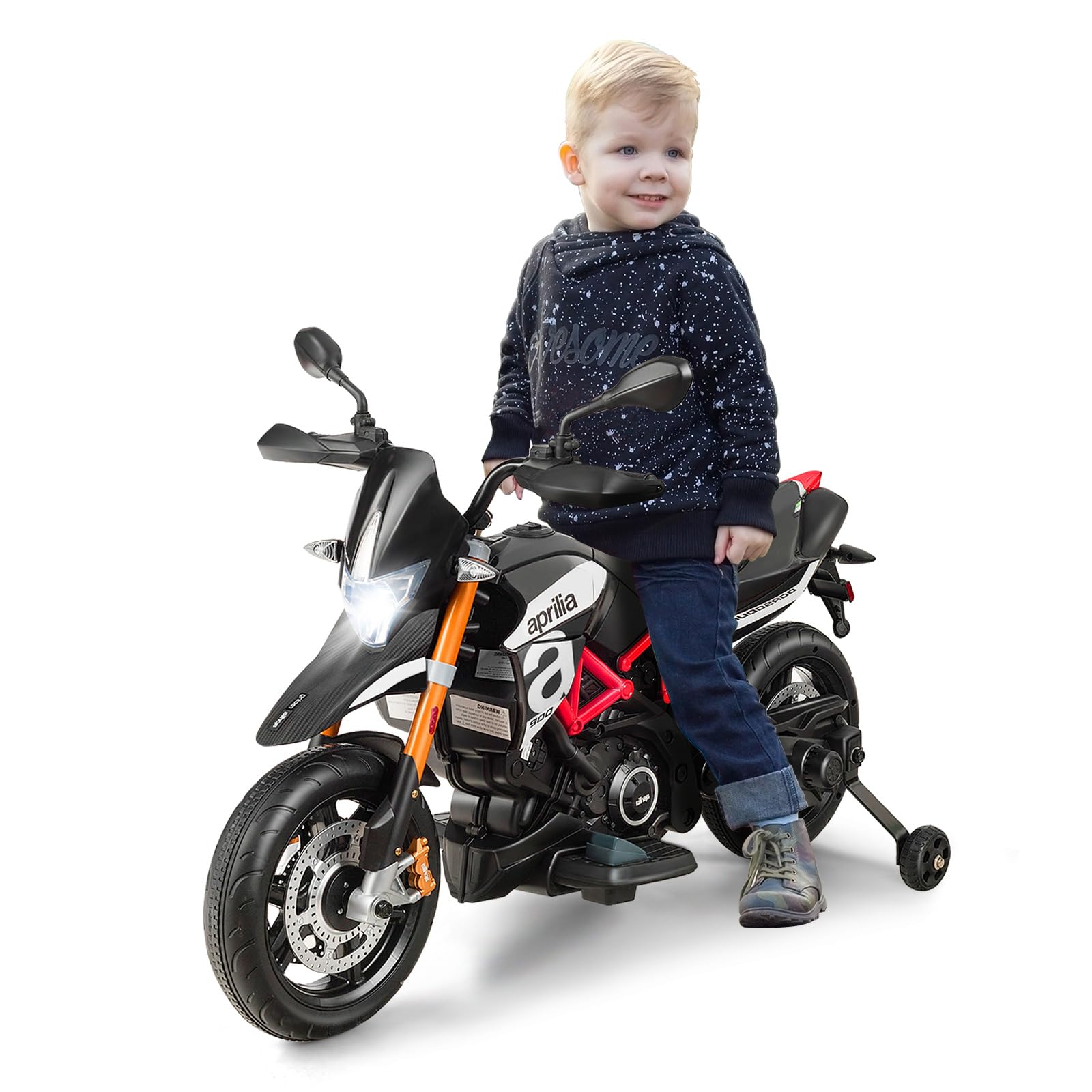 Surron E Dirt Bike 12V Kids Motorcycle Aprilia Licensed Electric
